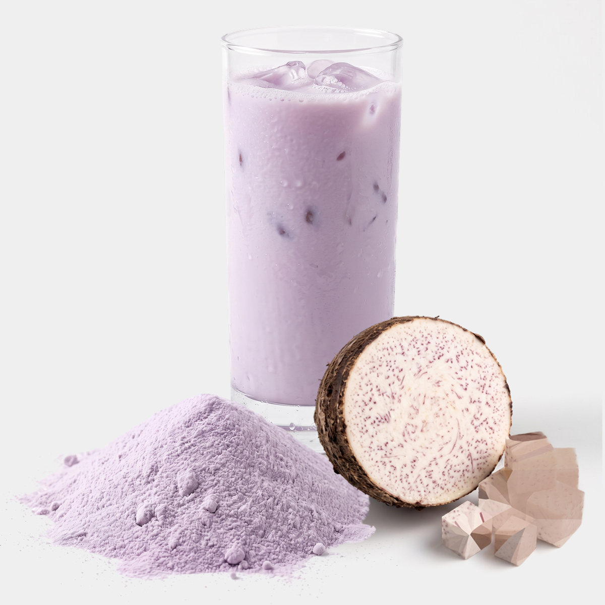 ผงชงนมเผือก Taro Milk Powder Mix ผงชงนมเผือก (Taro Milk Powder Mix)